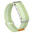 For Google Fitbit Air Nylon Loop Band Adjustable Magic Tape Replacement Watch Strap with Metal Protective Case - Mint Green - 1
