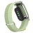 For Google Fitbit Air Nylon Loop Band Adjustable Magic Tape Replacement Watch Strap with Metal Protective Case - Mint Green - 3