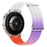 For Huawei Watch GT 6 41mm Band Magic Tape Quick Release 18mm Nylon Loop Breathable Watch Strap - Dawn Orange - 1