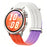 For Huawei Watch GT 6 41mm Band Magic Tape Quick Release 18mm Nylon Loop Breathable Watch Strap - Dawn Orange - 2