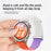 For Huawei Watch GT 6 41mm Band Magic Tape Quick Release 18mm Nylon Loop Breathable Watch Strap - Dawn Orange - 6