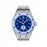 For Swatch Royal Pop Stainless Steel Watch Case with Integrated Watch Strap Adjustable Metal Wristband - Silver / 3 O'clock Direction - 2