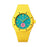 For Swatch Royal Pop Ceramic Strap Solid Color Watch Band Replacement with Integrated Watch Case - Yellow / 3 O'clock Direction - 2