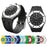 For Swatch Royal Pop Silicone Band with Ceramic Case Watch Strap Replacement - Pink / 3 O'Clock Crown - 5