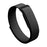 For Google Fitbit Air Breathable Nylon Loop Band Magic Tape Adjustable Sports Watch Strap - Black - 1