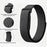 For Google Fitbit Air Breathable Nylon Loop Band Magic Tape Adjustable Sports Watch Strap - Black - 2