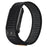 For WHOOP 5.0 / 5.0 LIFE MG Strap Replacement Breathable Nylon Sport Wristband - Black / Black Frame - 1