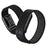 For WHOOP 5.0 / 5.0 LIFE MG Strap Replacement Breathable Nylon Sport Wristband - Black / Black Frame - 3