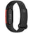 For Google Fitbit Air Silicone Sport Strap with Case Buckle Type Adjustable Replacement Band - Black / Red - 3