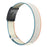 For Huami Amazfit Helio Strap Nylon Loop Magic Tape Band Adjustable Sport Watch Strap - Orange / Beige - 2