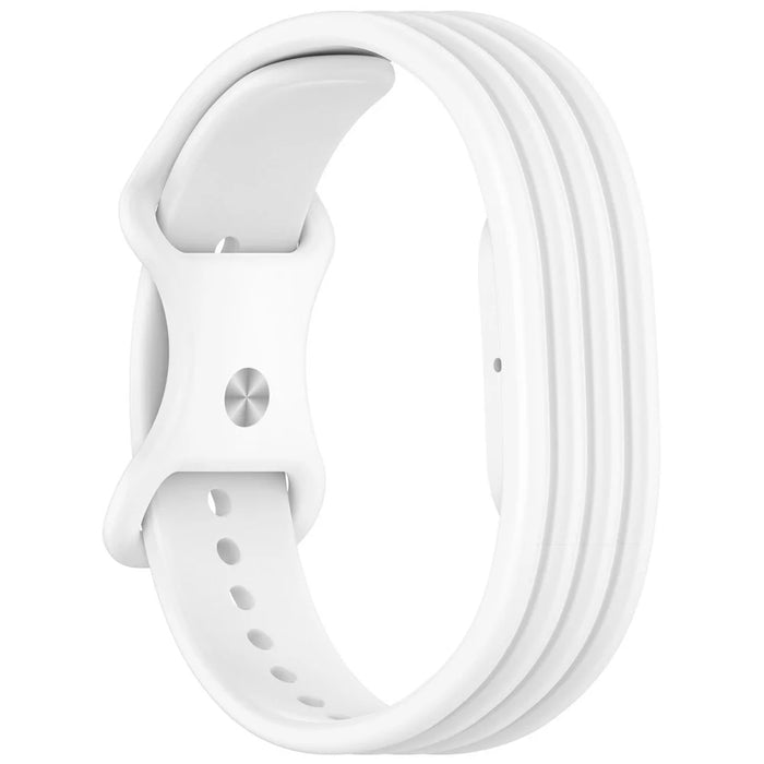 For Google Fitbit Air Silicone Strap Quick Release Replacement Band - White - 2