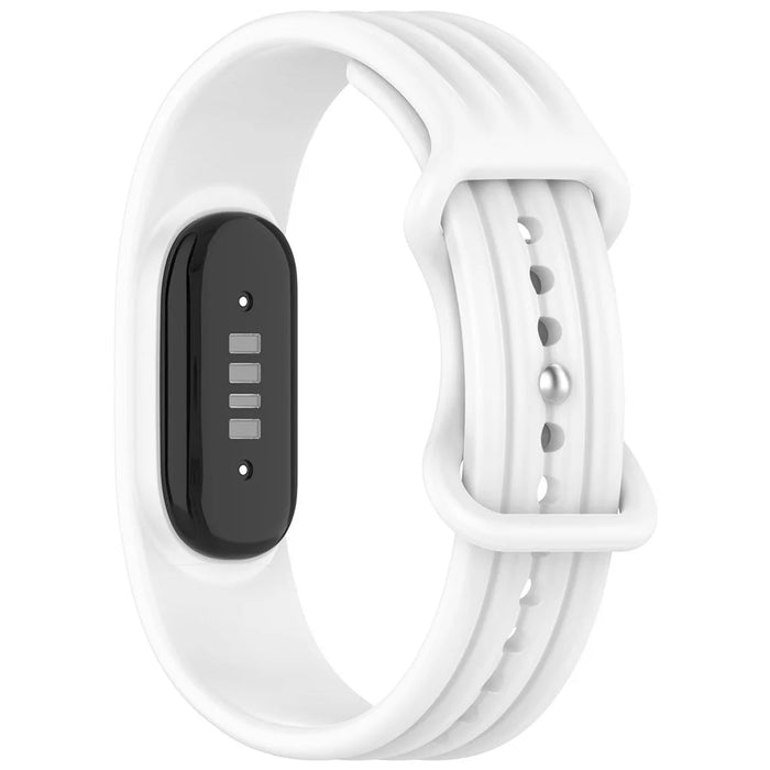 For Google Fitbit Air Silicone Strap Quick Release Replacement Band - White - 3