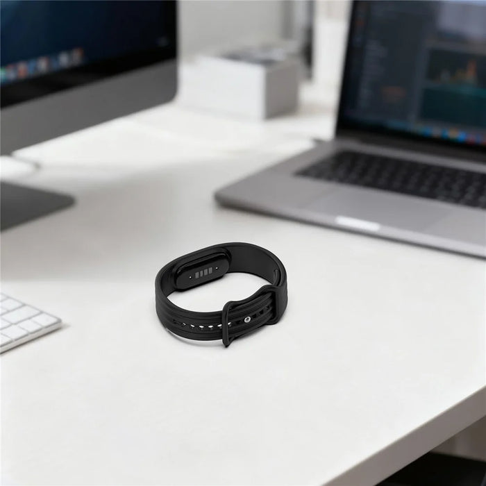 For Google Fitbit Air Silicone Strap Quick Release Replacement Band - White - 7