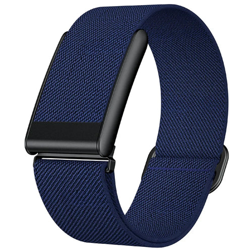 For WHOOP 5.0 Watch Strap Woven Band Adjustable Replacement Wristband - Navy Blue - 1