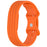 For Google Fitbit Air Silicone Strap 8-Shape Buckle Vertical Striped Band Wristband Replacement - Orange - 1
