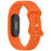 For Google Fitbit Air Silicone Strap 8-Shape Buckle Vertical Striped Band Wristband Replacement - Orange - 2