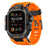 Rugged Watch Case with Strap for Apple Watch Ultra 3 49mm / Ultra 2 49mm / Ultra 49mm Silicone Band Protective Cover - Orange - 1