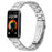For Huawei Band 11 / 11 Pro Stainless Steel Band Three-bead Watch Strap with Folding Clasp - Silver - 2
