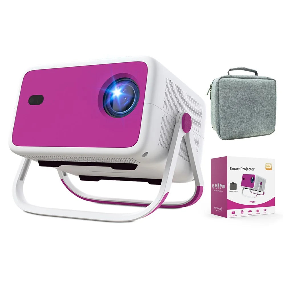TP350 ASOP 1080P Smart Projector Android 11 Auto Focus WiFi 6 BT5.2 for Home Theater - US Plug - 1