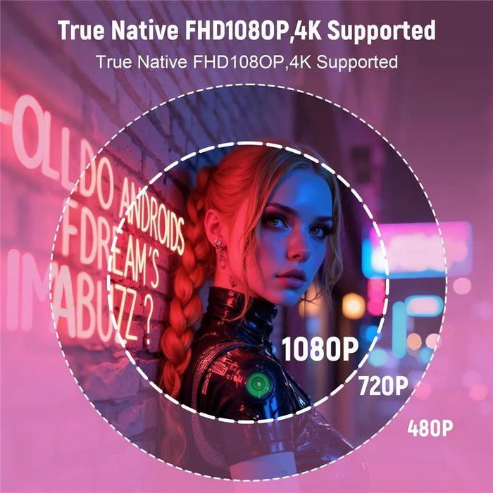 TP350 ASOP 1080P Smart Projector Android 11 Auto Focus WiFi 6 BT5.2 for Home Theater - US Plug - 7