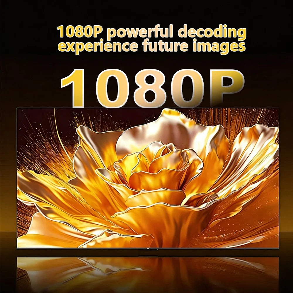 TP300 NTV 1080P Projector Android 13 Amlogic T950D4 Chip Netflix Compatible WiFi6 for Home Theater - White / US Plug - 6