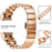 For Fitbit Charge 2 Strap One-bead Stainless Steel Replacement Metal Watch Band with Butterfly Buckle - Rose Gold - 3