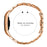 For Fitbit Charge 2 Strap One-bead Stainless Steel Replacement Metal Watch Band with Butterfly Buckle - Rose Gold - 7