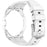 For Swatch Royal Pop Silicone Band 3 O'Clock Crown Strap with Transparent PC Case - White - 4