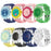 For Swatch Royal Pop Silicone Band 3 O'Clock Crown Strap with Transparent PC Case - White - 6