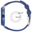For Swatch Royal Pop Silicone Band 3 O'Clock Crown Strap with Transparent PC Case - White - 7