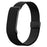 For Google Fitbit Air Nylon Strap Metal Frame Magnetic Buckle Elastic Sport Arm Band - Black - 1