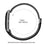 For Google Fitbit Air Nylon Strap Metal Frame Magnetic Buckle Elastic Sport Arm Band - Black - 4