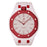 For Swatch Royal Pop Strap Dual Color Ceramic Case with Integrated Silicone Watch Band - Pink Ceramic / 12 O'clock Direction - 1
