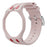 For Swatch Royal Pop Strap Dual Color Ceramic Case with Integrated Silicone Watch Band - Pink Ceramic / 12 O'clock Direction - 3