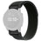Nylon Watch Band for Garmin Instinct E 40mm / Fenix 8 AMOLED 43mm / Descent MK3 , 20mm Loop Magic Tape Fastener Elastic Strap - Black - 1