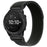 Nylon Watch Band for Garmin Instinct E 40mm / Fenix 8 AMOLED 43mm / Descent MK3 , 20mm Loop Magic Tape Fastener Elastic Strap - Black - 2