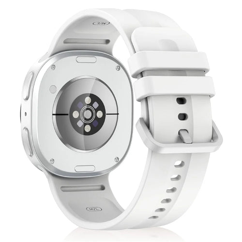Silicone Strap for Samsung Galaxy Watch9 40mm / 44mm / Watch8 40mm / 44mm Quick Release Replacement Band - White S - 1