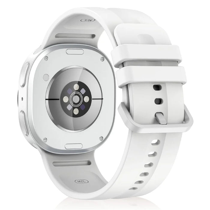 Silicone Strap for Samsung Galaxy Watch9 40mm / 44mm / Watch8 40mm / 44mm Quick Release Replacement Band - White S - 1