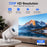 IMC300 Android 14 Mini Projector 720P 170 ANSI Bluetooth-compatible 5.2 WiFi 6 Portable Home Theater, 1+8GB - EU Plug - 2