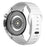 For Huawei Watch 5 46mm Adjustable Strap Armor Reverse T-Buckle Silicone Watch Band - White - 1
