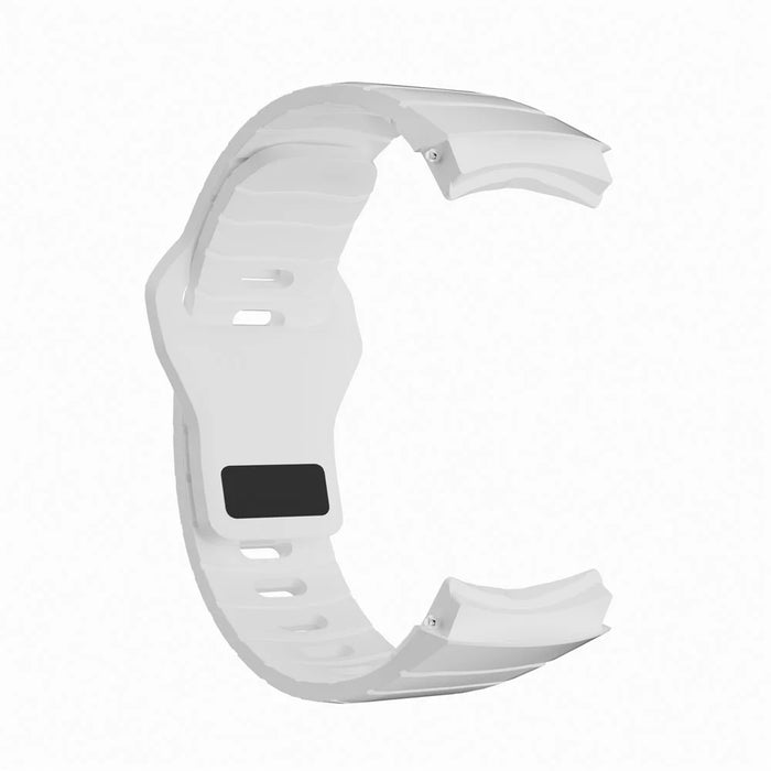For Huawei Watch 5 46mm Adjustable Strap Armor Reverse T-Buckle Silicone Watch Band - White - 3
