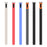 For Google Fitbit Air Strap Classic Texture Silicone + TPU Magnetic Wristband - Black Orange+Orange Frame - 6