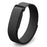 For Google Fitbit Air Magic Tape Nylon Loop Strap with Metal Buckle Quick Release Adjustable Replacement Wristband - Black - 1