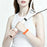 For Google Fitbit Air Strap Figure-8 Buckle Loop Solid Color Silicone Watch Band - Orange - 4