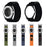 For Swatch Royal Pop Watch Strap with Case Frame Magic Tape Nylon Loop Sport Band - Orange - 5
