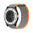 For Swatch Royal Pop Watch Strap with Case Two-Section Loop Sport Nylon Band - Orange+Grey - 2