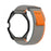 For Swatch Royal Pop Watch Strap with Case Two-Section Loop Sport Nylon Band - Orange+Grey - 3
