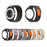 For Swatch Royal Pop Watch Strap with Case Two-Section Loop Sport Nylon Band - Orange+Grey - 4