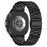 For Samsung Galaxy Watch9 40mm / Watch8 40mm 3-Bead Stainless Steel Strap with TPU Full Cover Watch Case - Black - 2