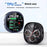 For Samsung Galaxy Watch9 44mm / Watch8 44mm 3-Bead Stainless Steel Strap with TPU Full Cover Watch Case - Black - 4